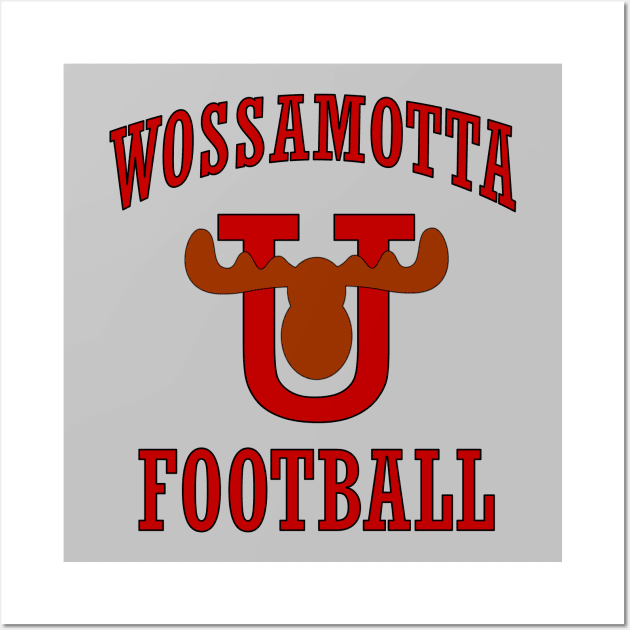 Wossamotto U Football Wall Art by IORS